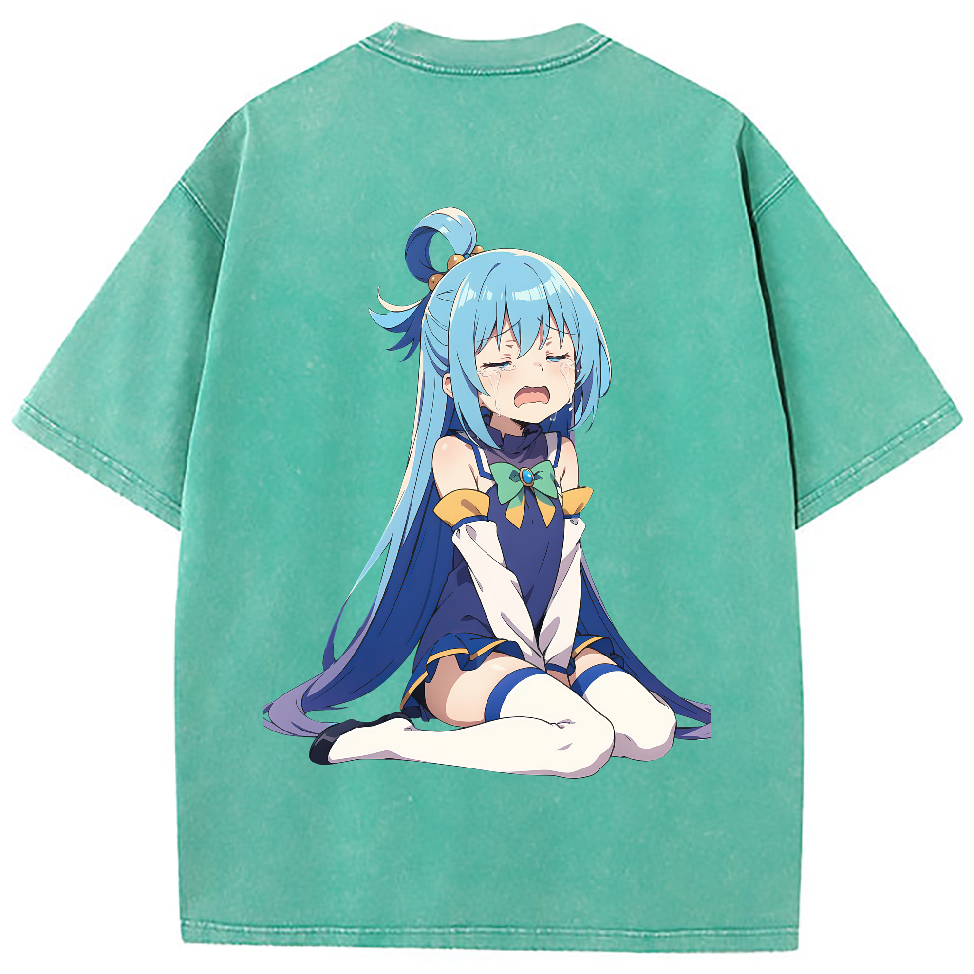 （画像用） 転スラ Regarding Reincarnated to Slime 綿100% ヴィンテージ風 半袖Tシャツ（背面プリント）